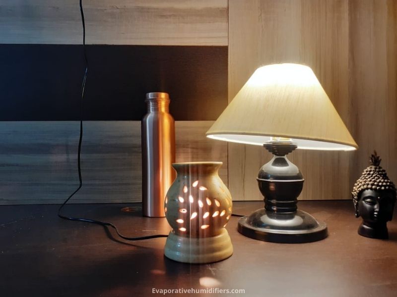 electric oil diffuser light at night