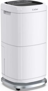 COLZER 140 Pints Commercial Dehumidifier 17 Gallons Large Capacity Dehumidifiers for Storage Rooms Warehouse