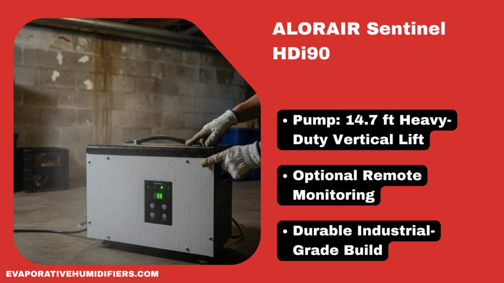 ALORAIR Sentinel HDi90 for Extreme Moisture Control - tested by evaporativehumidifiers.com